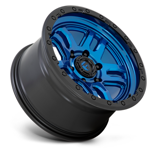 Fuel 1PC D790 Ammo 17x9 Wheel, 5x5 Bolt Pattern, -12mm Offset, Blue with Black Lip