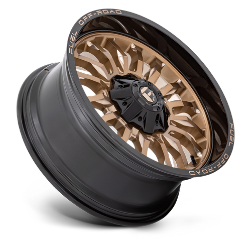 Fuel 1PC D797 ARC 22-Inch 8-Lug Platinum Bronze Wheel with Black Lip