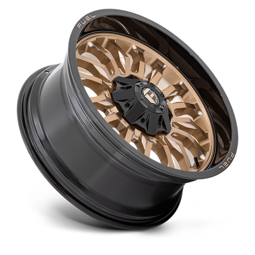 Fuel 1PC D797 ARC 20x9 8x180 Platinum Bronze Wheel with Black Lip