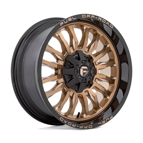 Fuel 1PC D797 ARC 20x9 Wheel, 6x135/6x139.7 Bolt Pattern, Platinum Bronze with Black Lip
