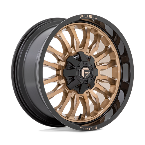 Fuel 1PC D797 ARC 20x9 8x180 Platinum Bronze Wheel with Black Lip