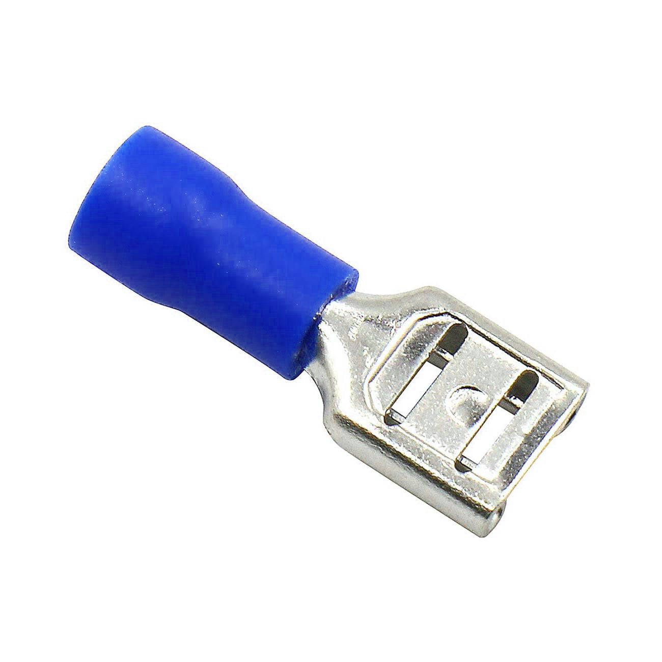 Xscorpion FD250B Female Quick Disconnect 14/16 Gauge Blue (100 Pack)