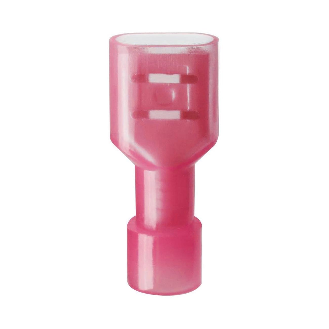 Xscorpion FD250NFR Insulated Female Quick Disconnect 18/22 AWG - Red, Pack of 100