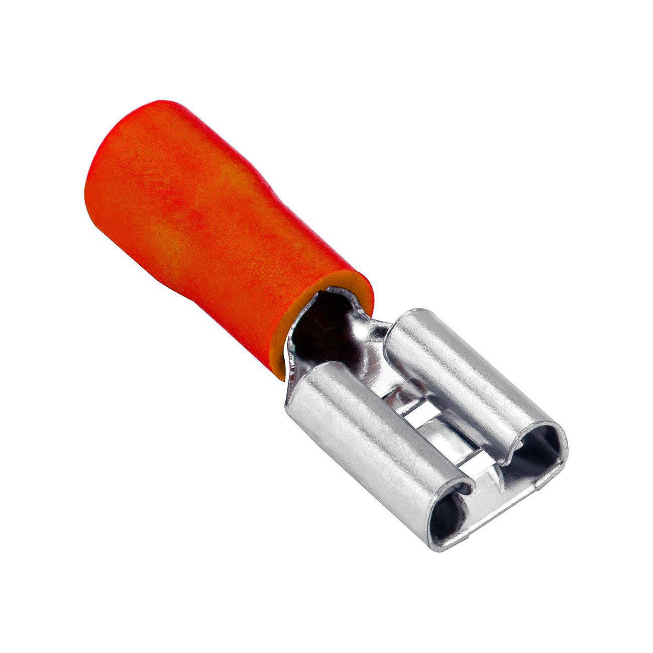 Xscorpion FD250R Female Quick Disconnect for 18-22 Gauge Wires - Red, Pack of 100