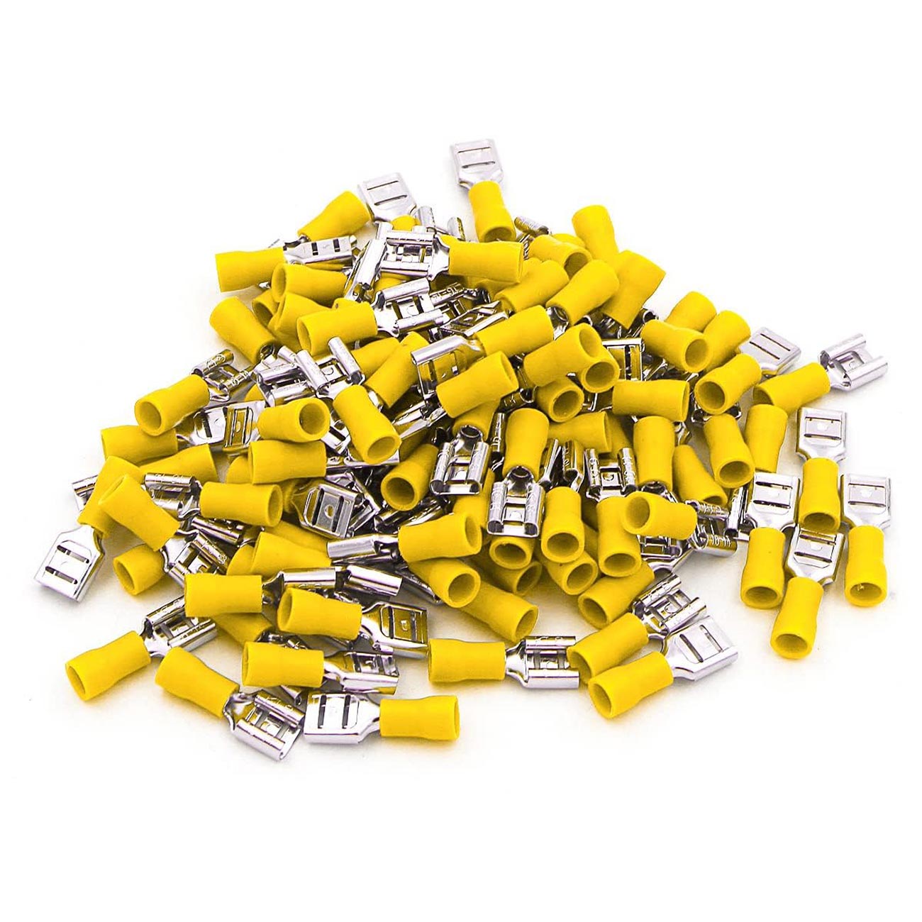 Xscorpion Female Quick Disconnect 10/12 Gauge - Yellow (100 Pack)
