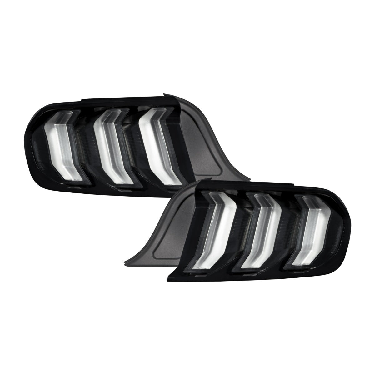 Form Lighting - FL0007 - Tail Light - 2015-2022 Ford Mustang LED Tail Lights Smoke Pair