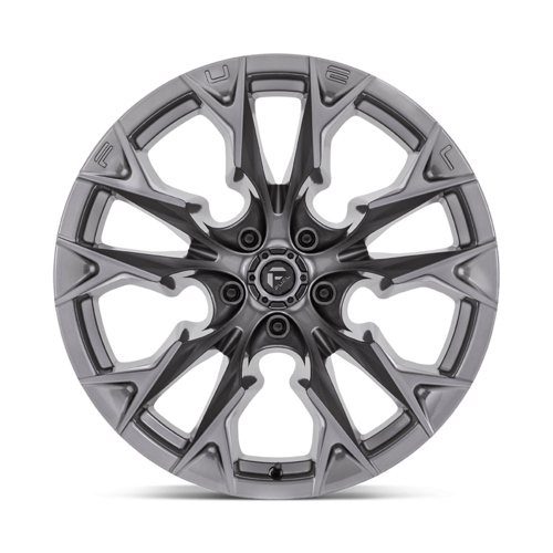 Fuel 1PC D806 Flame 20x12 Wheel, 5x127 Bolt Pattern, -44mm Offset, Platinum Finish