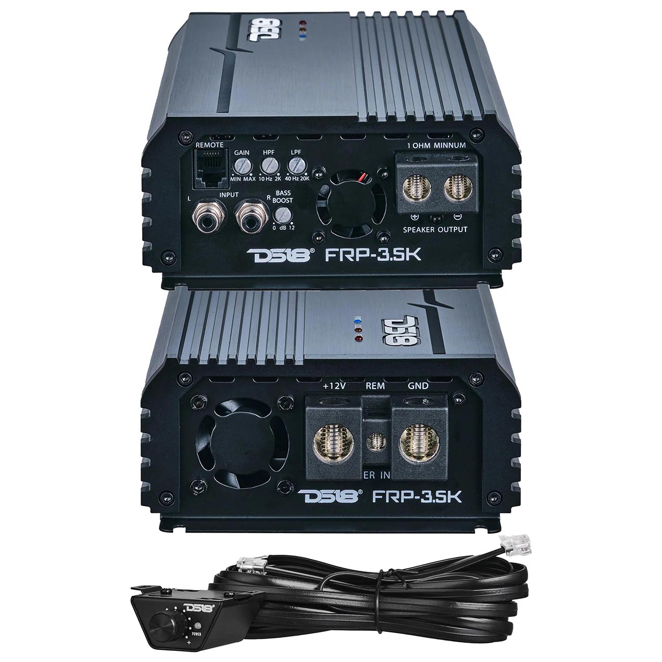 DS18 FRP35KTI Titanium Compact Monoblock Amplifier - 3500W RMS Power