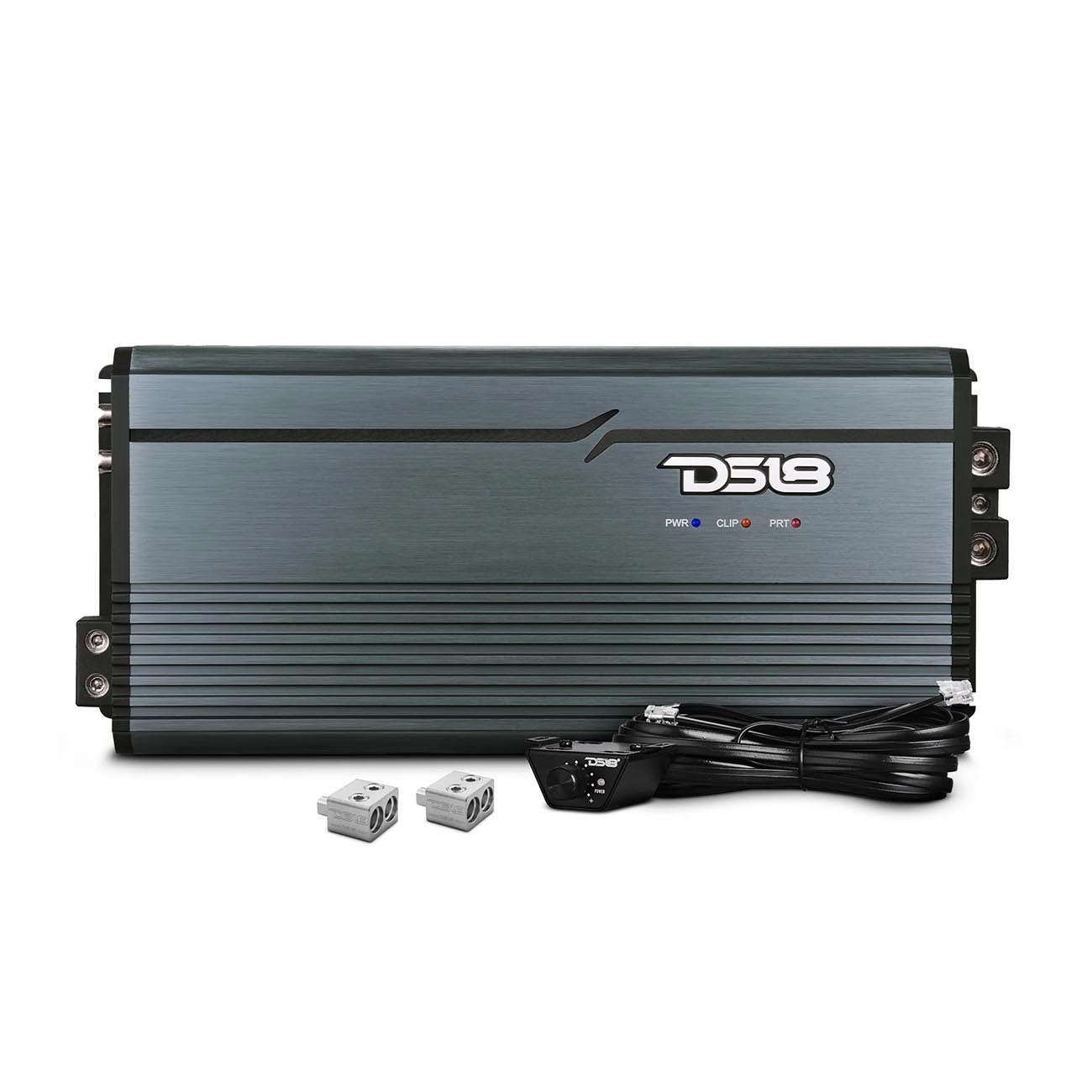 DS18 FRP Compact Monoblock Amplifier 5000W RMS Titanium - High-Power Car Audio Amplifier