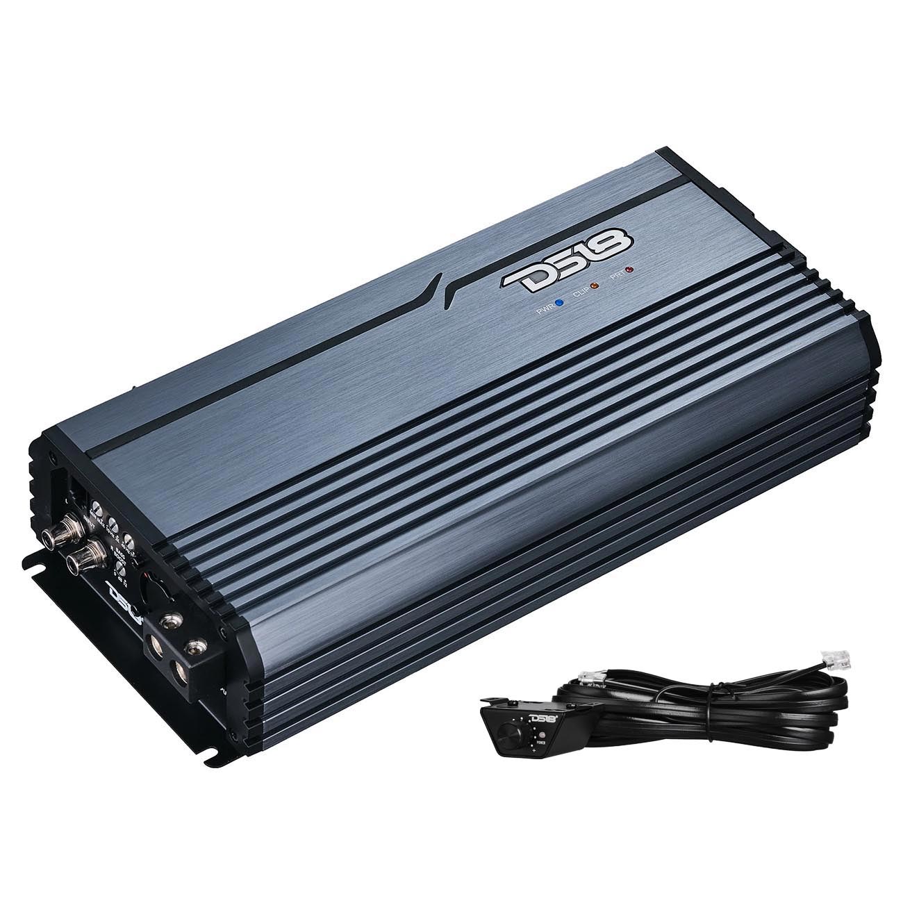 DS18 FRP Compact Monoblock Amplifier 5000W RMS Titanium - High-Power Car Audio Amplifier