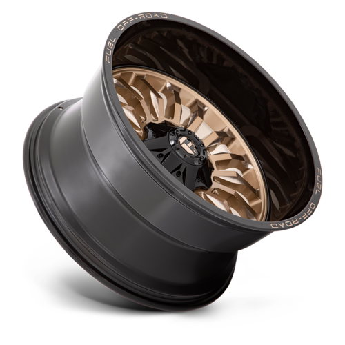 Fuel 1PC D797 ARC 22x12 Wheel, 5x4.5/5x5 Bolt Pattern, -44 Offset, Platinum Bronze with Black Lip