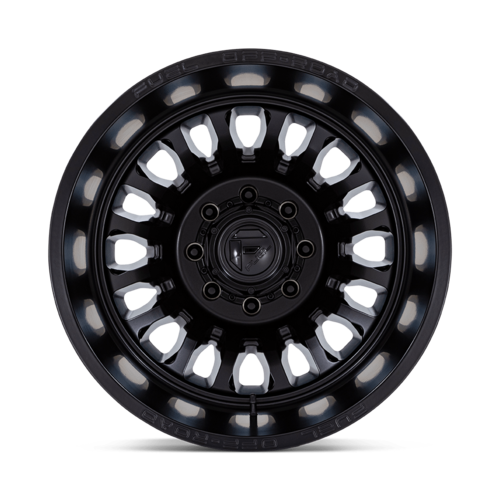 Fuel 1PC D867 ARC Dually 22-Inch Wheel, 8.25-Inch Width, 8x200 Bolt Pattern, -227 Offset, Blackout Finish
