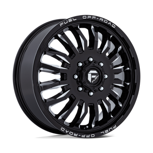 Fuel 1PC D868 ARC Dually 20x8.25 Wheel, 8x6.5 Bolt Pattern, +104 Offset, Gloss Black Milled