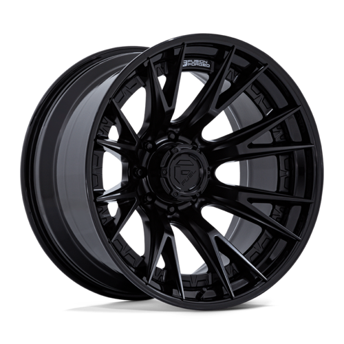 Fuel 1PC FC402 Catalyst 20x9 Wheel, 8x180 Bolt Pattern, +1 Offset, Matte Black with Gloss Black Lip
