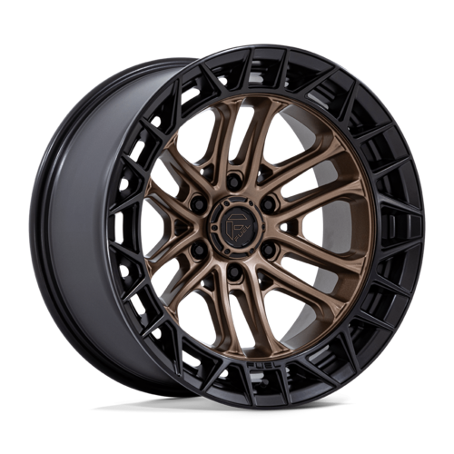 Fuel 1PC FC874 Celsius 20x9 Wheel, 6x5.5 Bolt Pattern, +20 Offset, Matte Bronze with Matte Black Lip