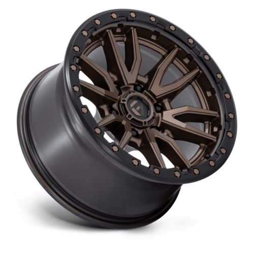Fuel 1PC D681 Rebel 18x9 6x135 Matte Bronze Wheel with Black Bead Ring