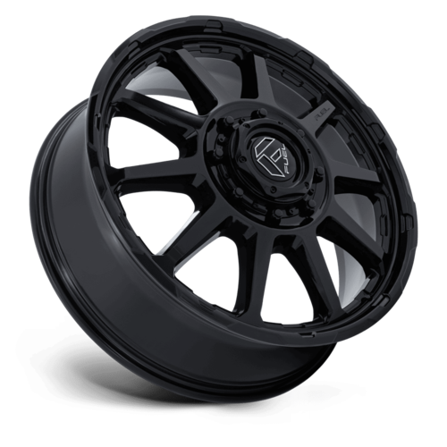 Fuel 1PC D911 Circuit Dually Gloss Black Wheel, 24x8.25, 8x210 Bolt Pattern