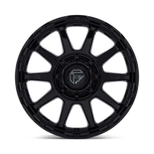 Fuel 1PC D911 Circuit Dually Gloss Black Wheel, 24x8.25, 8x210 Bolt Pattern