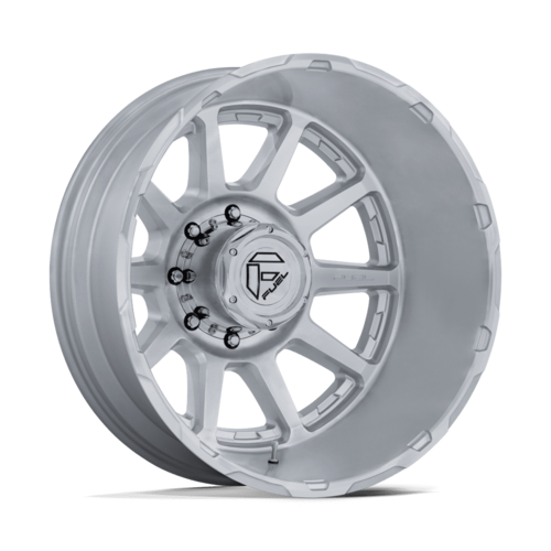 Fuel 1PC D912 Circuit Dually 20x8.25 Inch Silver Gloss Machined Face Alloy Wheel