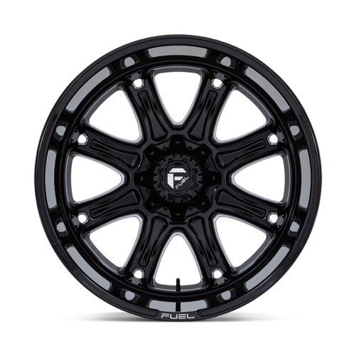 Fuel 1PC Darkstar 22x9 Gloss Black Milled Wheel, 5x5.5/5x150 Bolt Pattern, +1 Offset