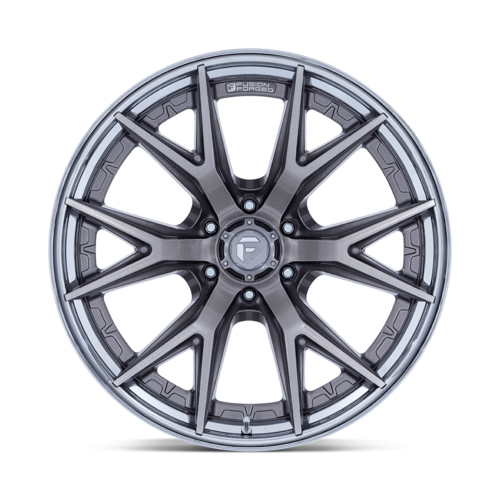 Fuel 1PC FC402 Catalyst 20x9 Wheel, 6x135 Bolt Pattern, Platinum with Chrome Lip