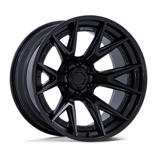 Fuel 1PC FC402 Catalyst 24x12 Wheel, 6x5.5 Bolt Pattern, -44 Offset, Matte Black with Gloss Black Lip