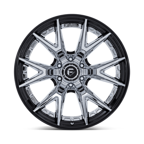 Fuel 1PC FC402 Catalyst 20-Inch Chrome Wheel with Gloss Black Lip, 6x135 Bolt Pattern