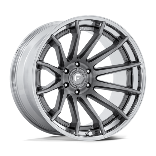Fuel 1PC FC403 Burn 20x10 Wheel, 6x5.5 Bolt Pattern, -18 Offset, Platinum with Chrome Lip