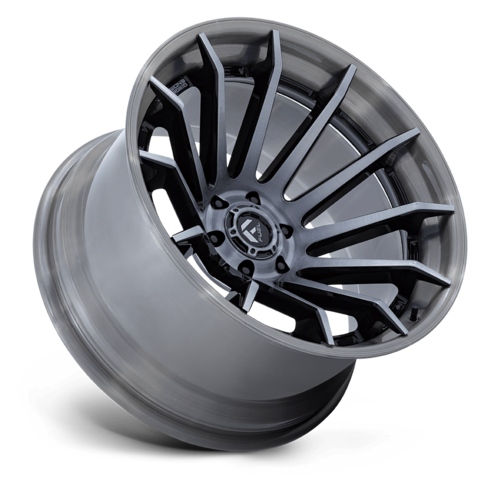 Fuel 1PC FC403 BURN 22x10 Gloss Black Wheel with Brushed Gray Tint Face and Lip