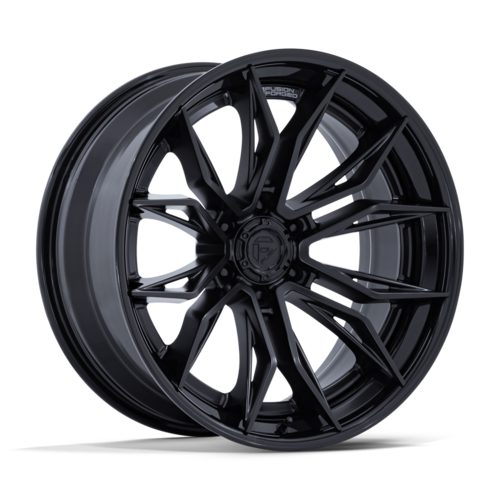 Fuel 1PC FC404 Mutiny 20x9 Wheel, 6x5.5 Bolt Pattern, +20 Offset, Matte Black with Gloss Black Lip