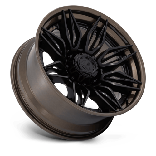 Fuel 1PC FC404 Mutiny 20x10 Wheel, 8x6.5 Bolt Pattern, Matte Black with Gloss Bronze Lip