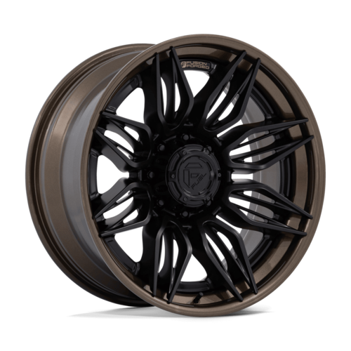 Fuel 1PC FC404 Mutiny 20x9 Wheel, 8x6.5 Bolt Pattern, Matte Black with Gloss Bronze Lip