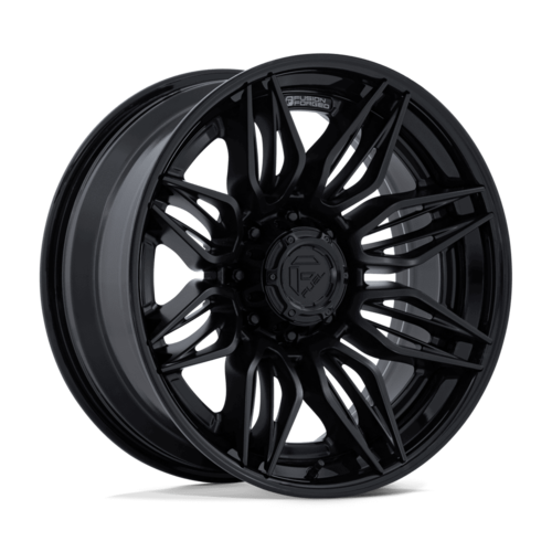 Fuel 1PC FC404 Mutiny 22x10 Wheel, 8x6.5 Bolt Pattern, -18 Offset, Matte Black with Gloss Black Lip