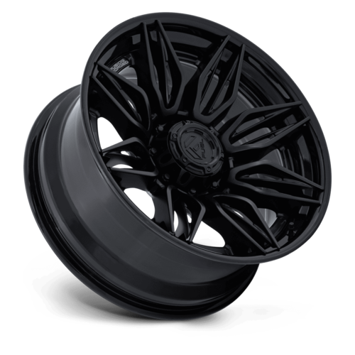 Fuel 1PC FC404 Mutiny 22x10 Matte Black Wheel with Gloss Black Lip, 8x6.5 Bolt Pattern, +0 Offset