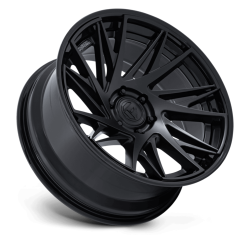 Fuel 1PC FC405 Dynamo 20x10 Matte Black Wheel with Gloss Black Lip, 5x5 Bolt Pattern, -18 Offset