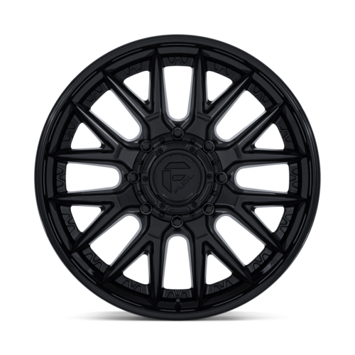 Fuel 1PC D406 Catalyst Dually 20x8.25 Wheel, 8x200 Bolt Pattern, +105 Offset, Matte Black with Gloss Black Lip