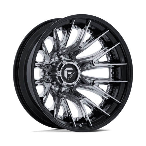 Fuel 1PC D407 Catalyst Dually 20x8.25 Chrome with Gloss Black Lip