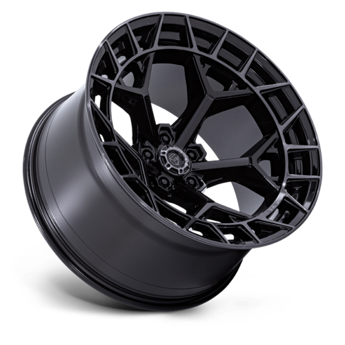 Fuel 1PC FC873 Charger 20x10 Gloss Black Wheel with Brushed Dark Tint, 5x5 Bolt Pattern