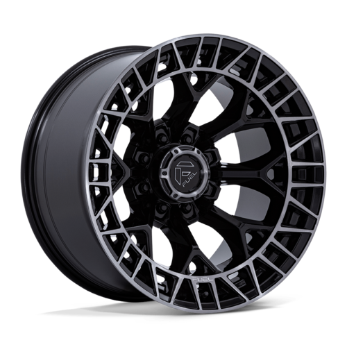 Fuel 1PC FC873 Charger 22-Inch Gloss Black and Brushed Dark Tint Wheel, 8x180 Bolt Pattern, -44 Offset