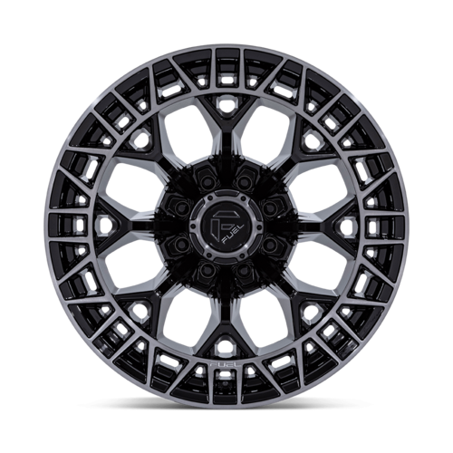 Fuel 1PC FC873 Charger 22-Inch Gloss Black and Brushed Dark Tint Wheel, 8x180 Bolt Pattern, -44 Offset