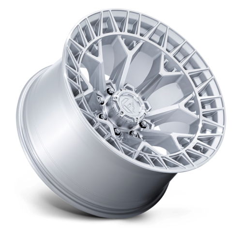 Fuel 1PC FC873 Charger 20x9 Gloss Silver Machined Face Wheel, 8x6.5 Bolt Pattern