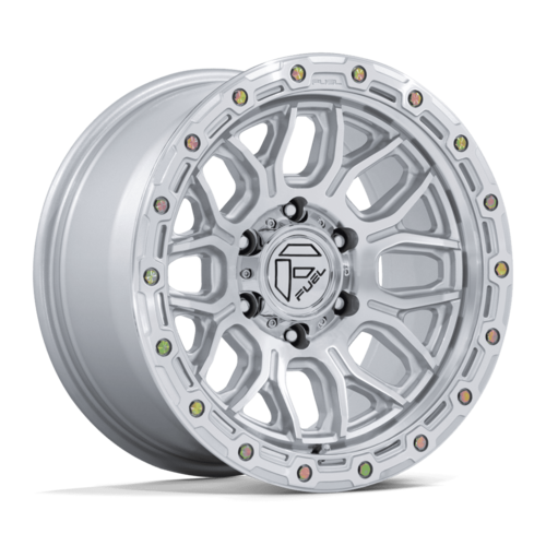 Fuel 1PC FC881 Surge 17x9 Wheel, 5x127 Bolt Pattern, Gloss Silver Machined Face