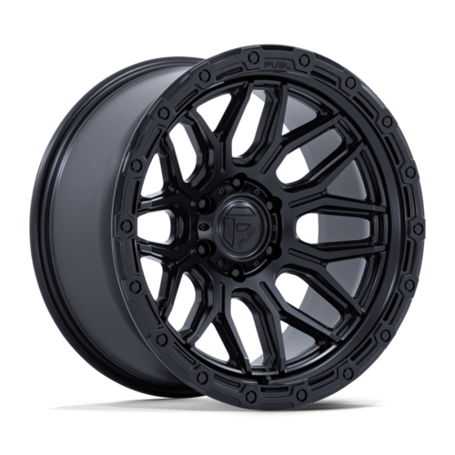 Fuel 1PC FC881 Surge 17x9 Wheel, 6x5.5 Bolt Pattern, -12 Offset, Matte Black with Gloss Black Lip
