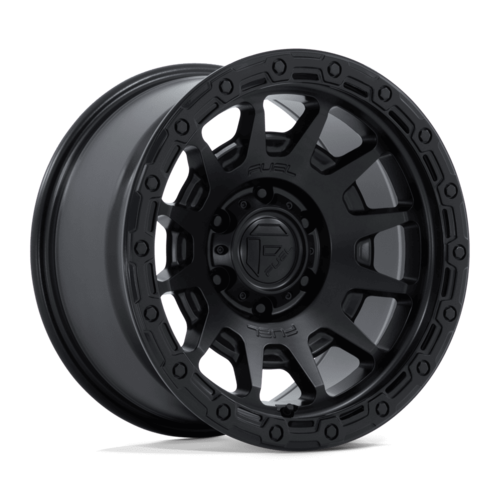 Fuel 1PC FC884 Fortress 18x9 Wheel, 6x135, Matte Black with Gloss Black Lip