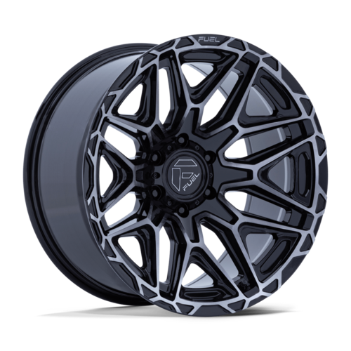 Fuel 1PC FC885 Injector 20x9 Wheel, 8x180 Bolt Pattern, +20 Offset, Gloss Black with Machined Dark Tint Face