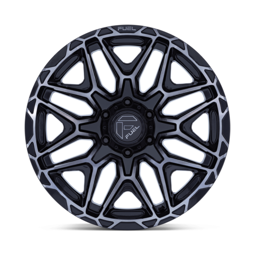 Fuel 1PC FC885 Injector 22x9 Gloss Black Wheel with Machined Dark Tint Face, 8x6.5 Bolt Pattern, +1 Offset