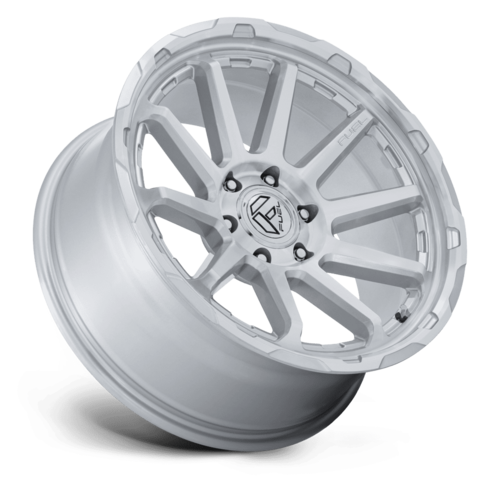 Fuel 1PC FC887 Circuit 17x9 6x5.5 Gloss Silver Wheel with Machined Face