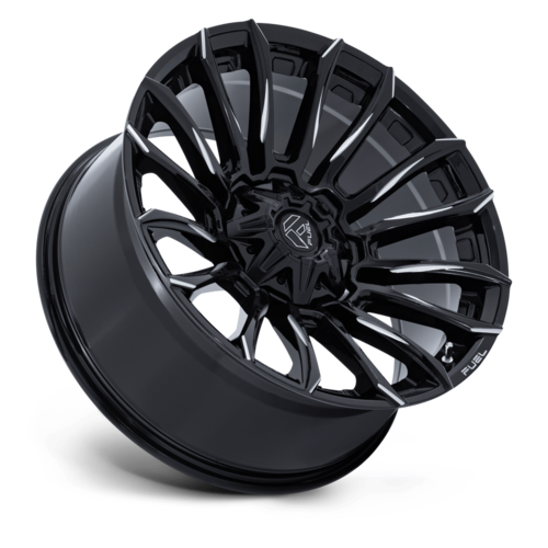 Fuel 1PC FC889 Blade 22x10 Gloss Black Milled Wheel, 8x6.5 Bolt Pattern, -18 Offset