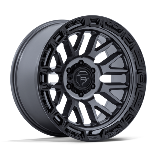 Fuel 1PC FC890 Rail 20x9 Gloss Gunmetal Wheel with Gloss Black Lip, 6x5.5 Bolt Pattern