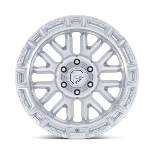 Fuel 1PC FC890 Rail 17x9 Wheel, 6x5.5 Bolt Pattern, -12 Offset, Gloss Silver Machined Face